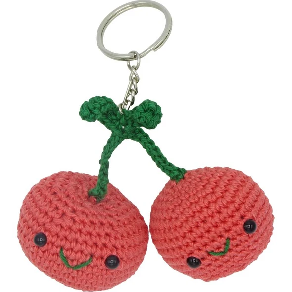 DIY Crochet Kit, Cherries Charm