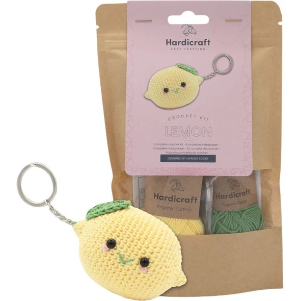 DIY Crochet Kit, Lemon Charm
