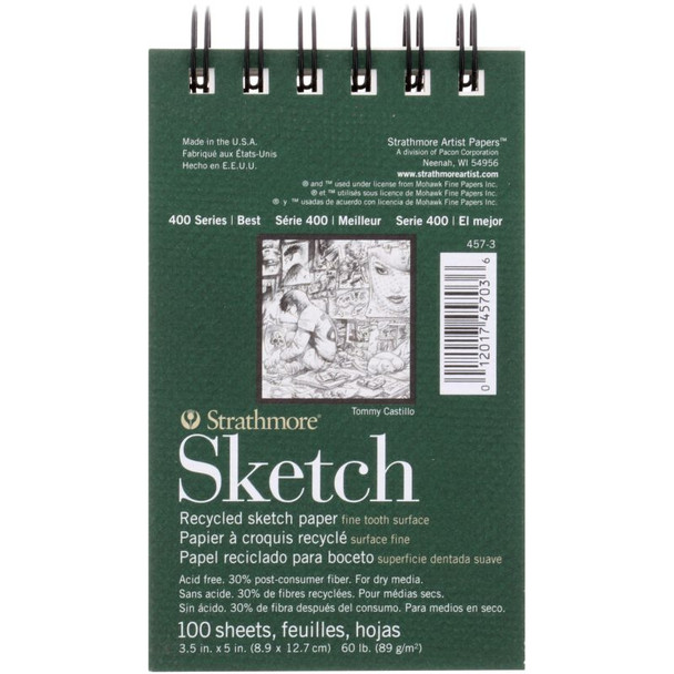 Strathmore 400 Recycled Sketch Pad