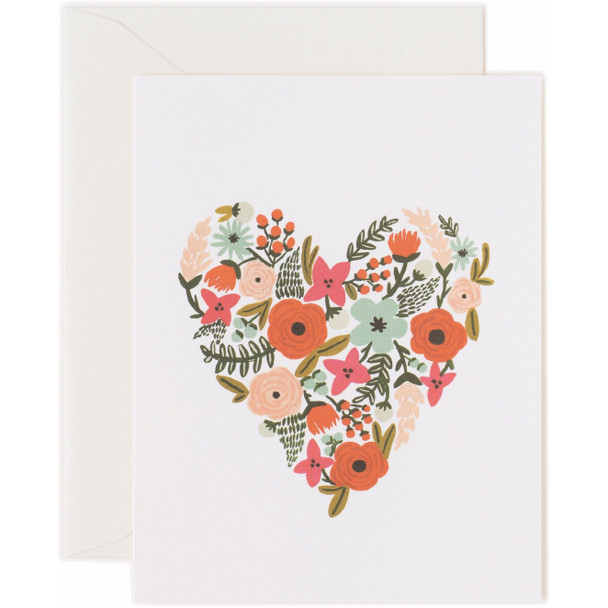 Floral Heart Card