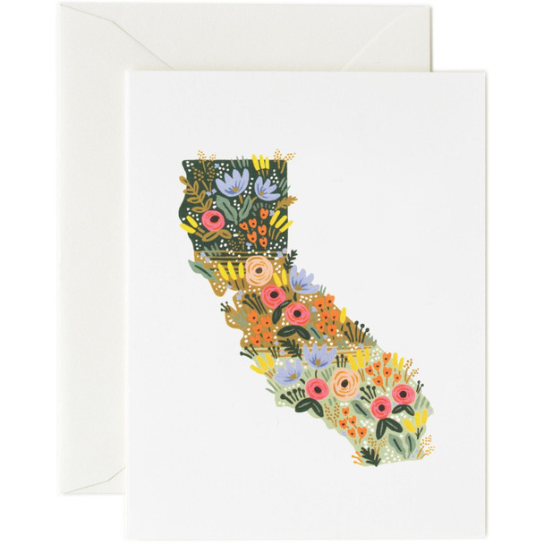 California Wildflowers Card