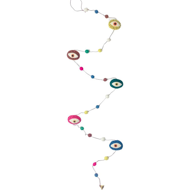 Felt Garland, Evil Eyes