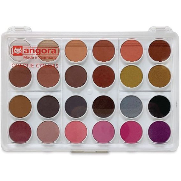 Angora Watercolor Pan Sets, Inclusive Skin Tones