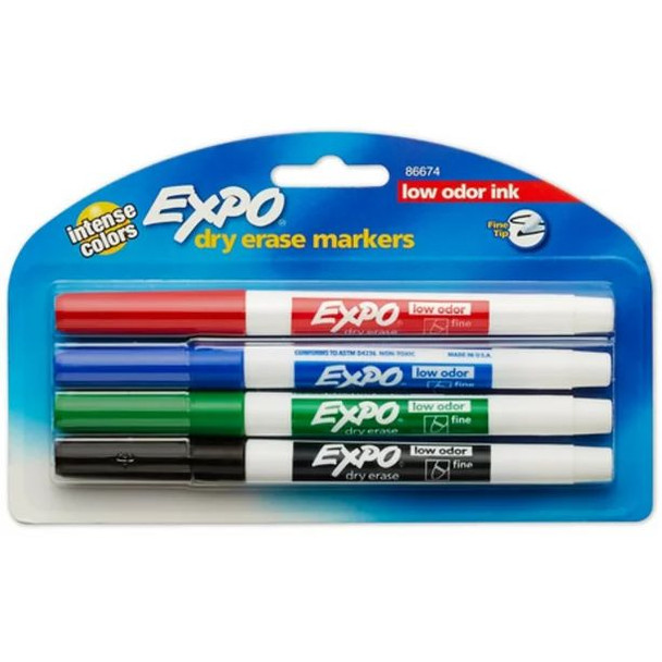 Expo Low Odor Fine Marker Set