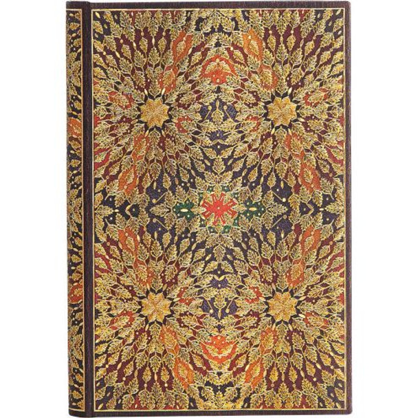 Mini Blank Journal, Fire Flowers