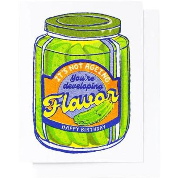 Developing Flavor Birthday Card