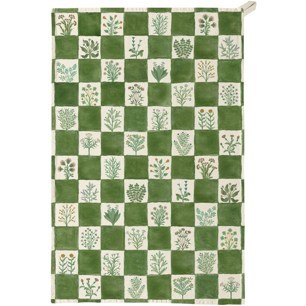 Tea Towel, Illustrated Herbs