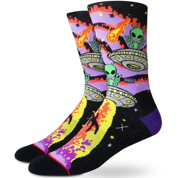 Pyvot Space Invaders Socks