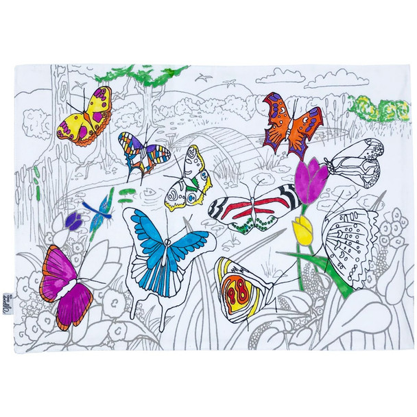 Color-in Butterfly Placemat