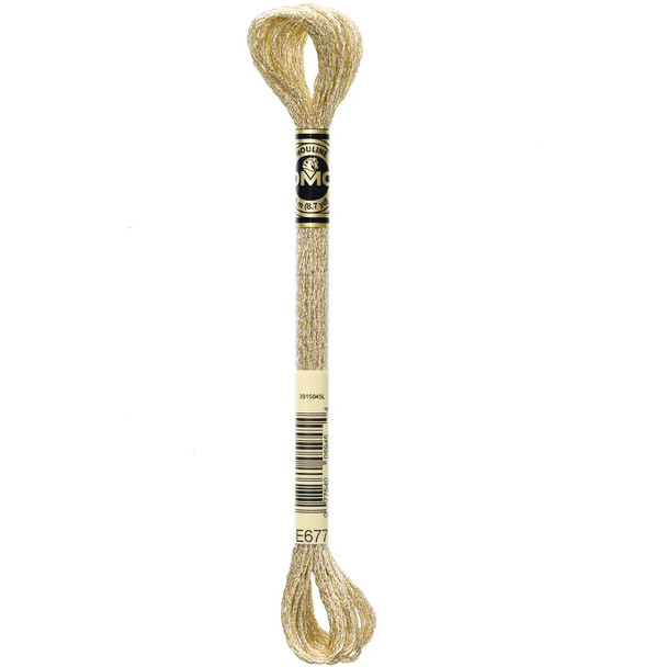 DMC Embroidery Floss, White Gold
