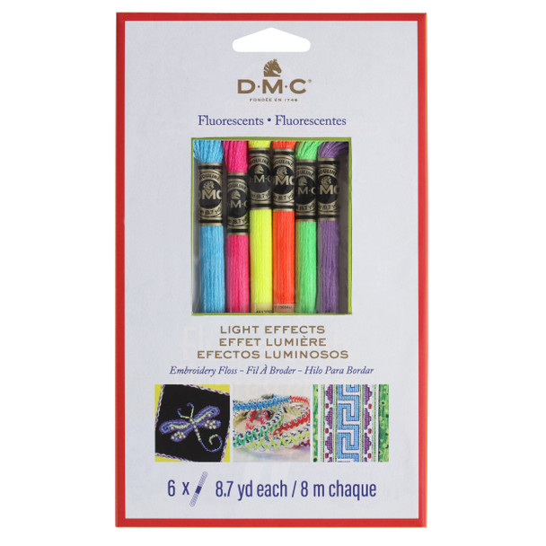 DMC Embroidery Floss, Fluorescent Pack