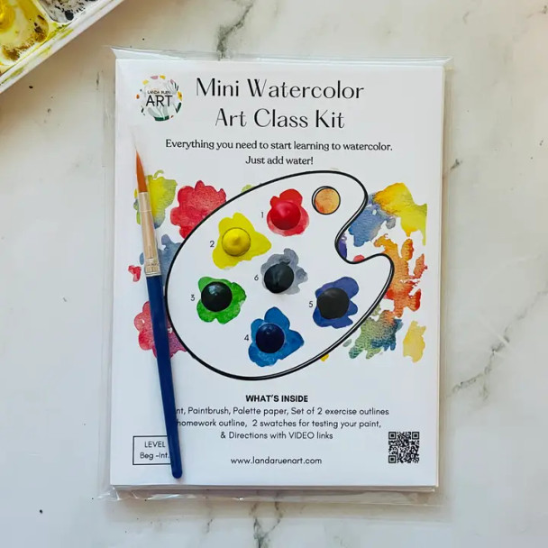 Mini Watercolor Class Kit