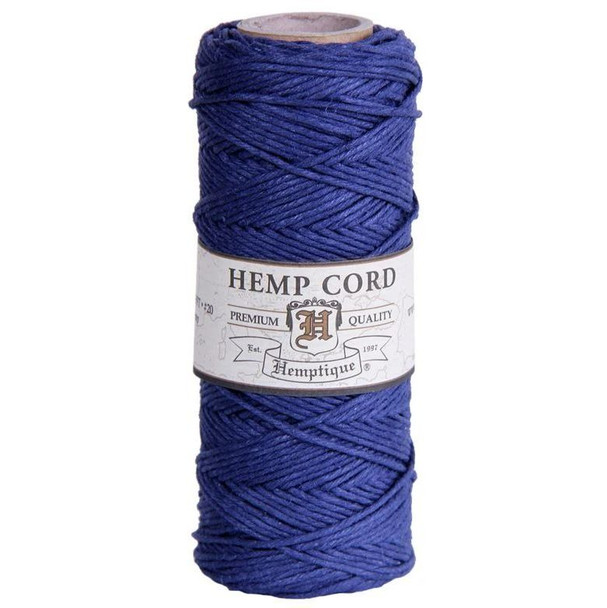 Hemp Cord, Navy Spool 205'