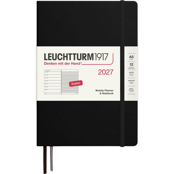 Leuchtturm 2027 12M Weekly Planner, 5.75" x 8.25"