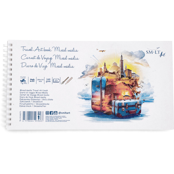 SMLT Travel Art Book, Mix Media