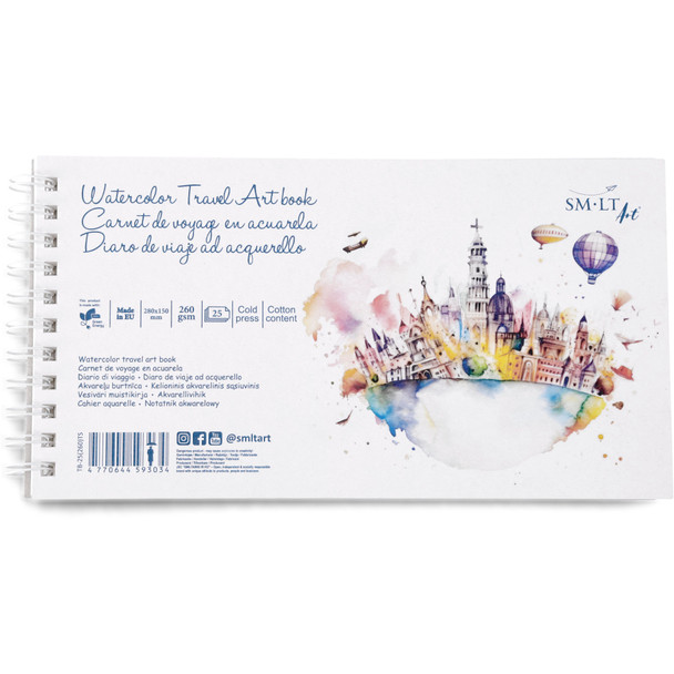 SMLT Travel Art Book, Watercolor