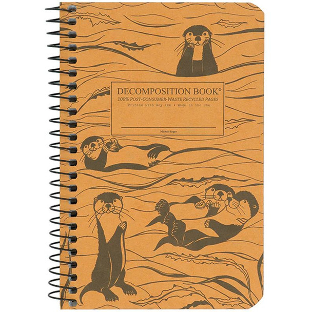 Pocket Decomposition Book Otters, Ruled