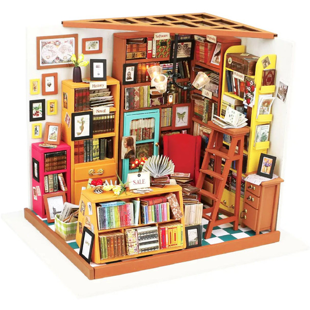 DIY Miniature House Kit, Sam's Study