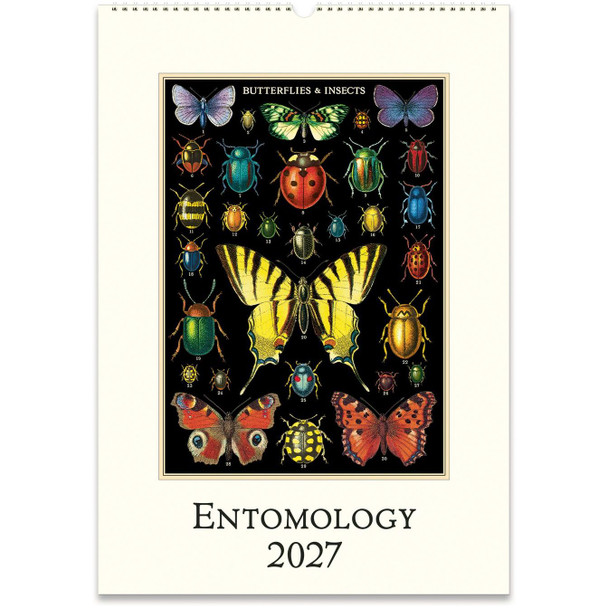 Cavallini 2027 Wall Calendar, Entomology