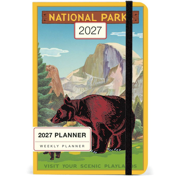 Cavallini 2027 Weekly Planner, National Parks