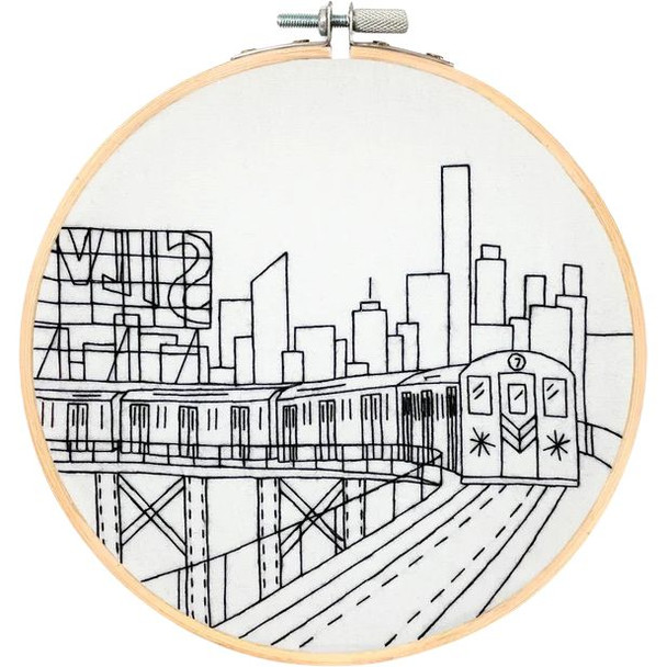 Embroidery Kit, NYC Subway