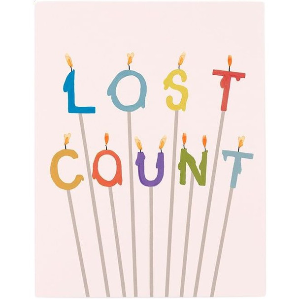 Lost Count Birthday Card