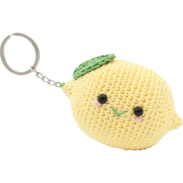 DIY Crochet Kit, Lemon Charm