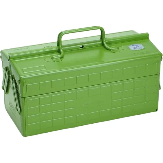 Toyo Cantilever Deluxe Toolbox, Tea Green