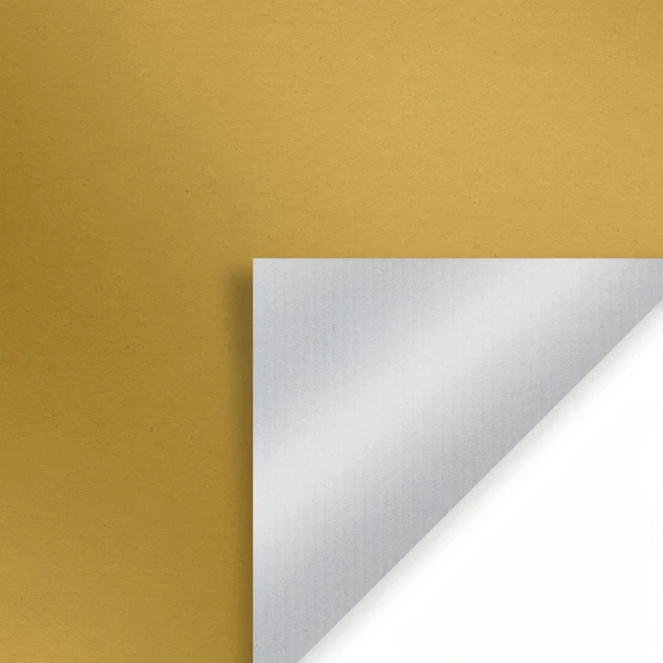 Gift Wrap Roll, Gold & Silver