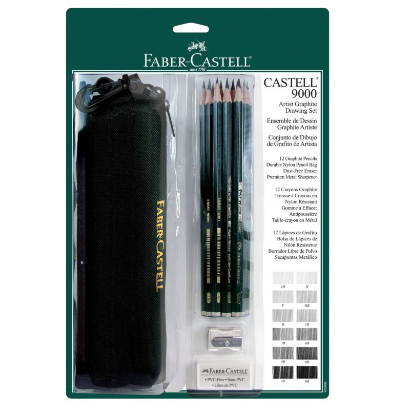 Castell 9000 Sketching & Accessories Set | Faber-Castell