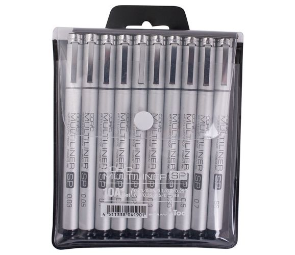 Copic : Multiliner : Pigment Pen Sets - Pen Sets - Sketching and