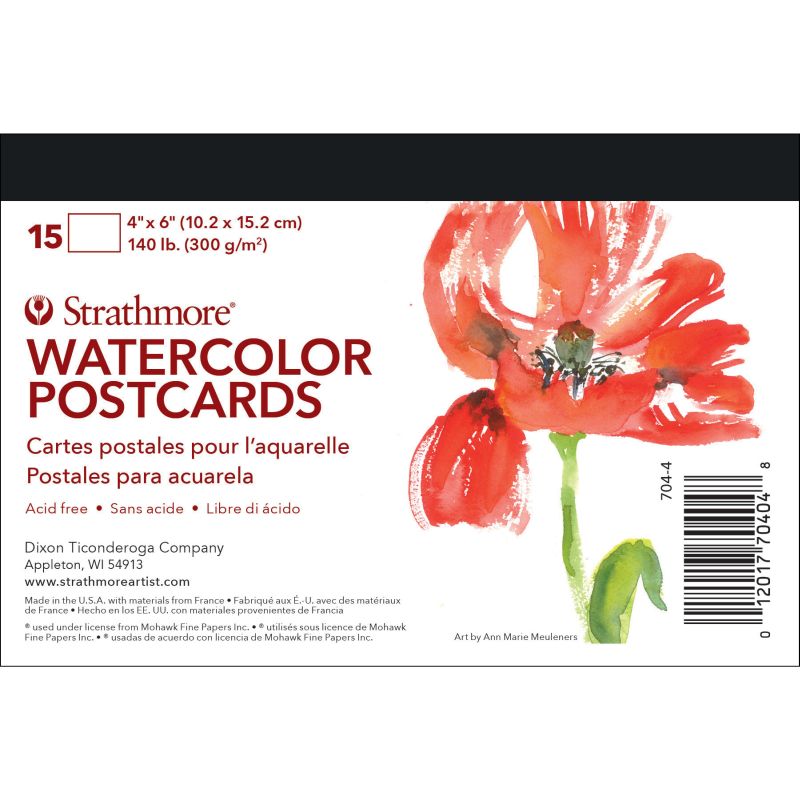 Watercolor Paper - Ready Cut by Strathmore 140lb, 6 sheets