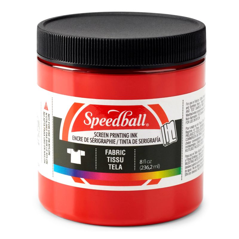 Speedball Block Printing Fabric Ink 2.5 oz. Red