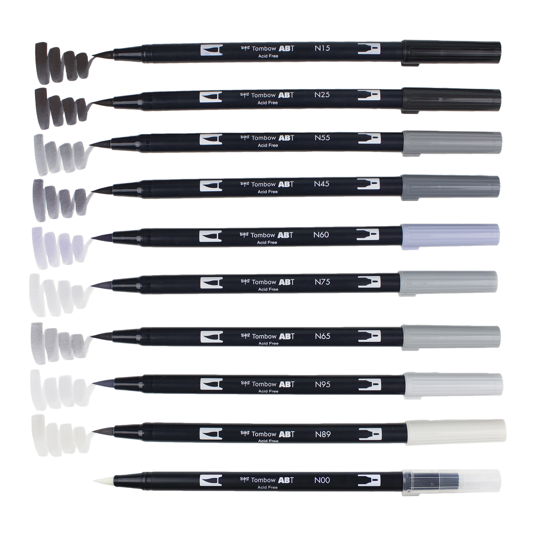 Tombow - Dual Brush-Pen - Cool Gray- 1 (N95)