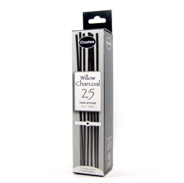 General's Charcoal White Pencils, 2 Pack - FLAX art & design