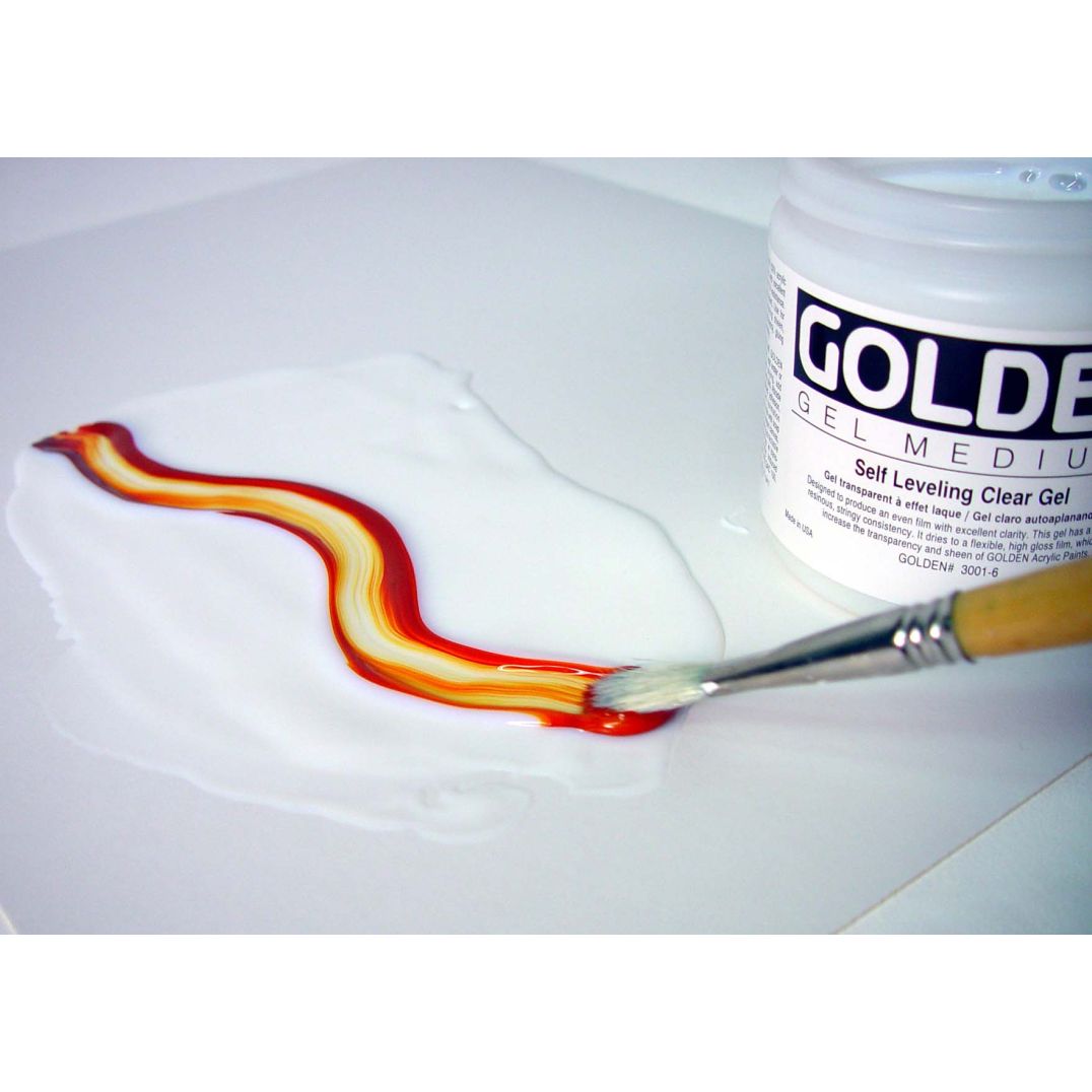 Golden Self Level Clear Gel 8oz – Hues Art Supply