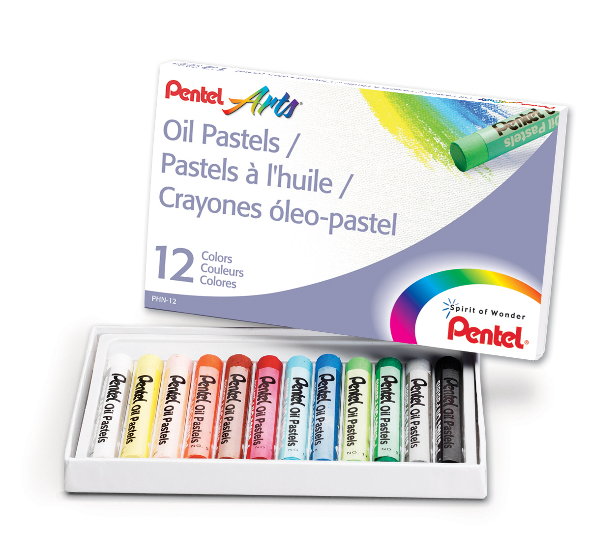 Pentel Oil Pastels, Metallic Set