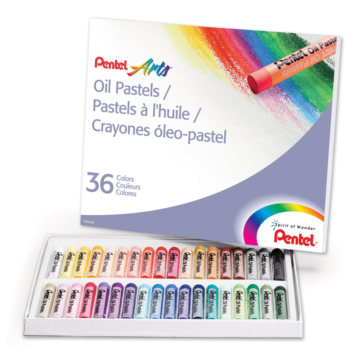 Pentel Oil Pastels, Fluorescent Set