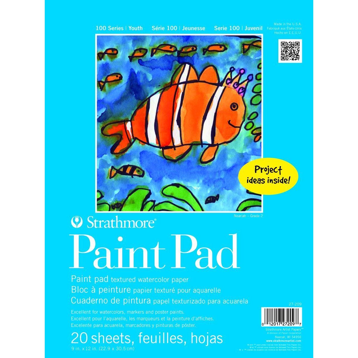 Kids' Watercolor Pad, 9 x 12