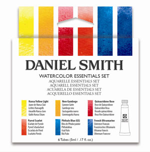 Daniel Smith Essentials Watercolor 5ml Set, 6-Colors