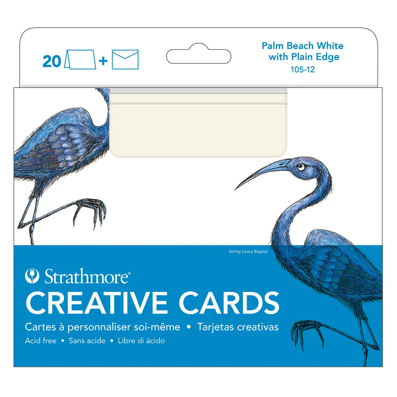 Strathmore Creative Cards Palm Beach White