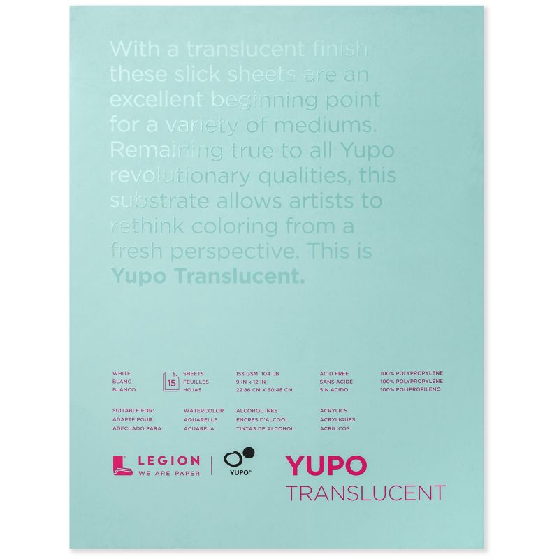 Yupo Paper 5x7 15 Sheets - Translucent 104lb