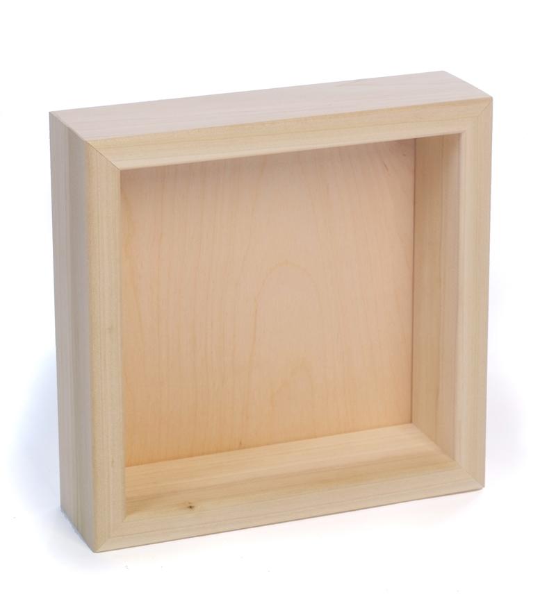 Unfinished Pine Wood Frame Shadowbox 4x6 5x7 Craft Frames -   Log Cabin Decor