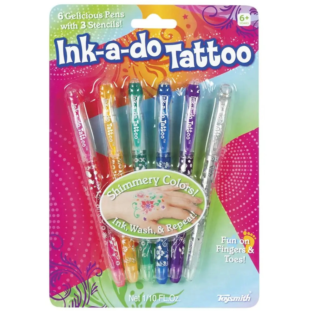Ink-a-Do Tattoo Pens FLAX art design