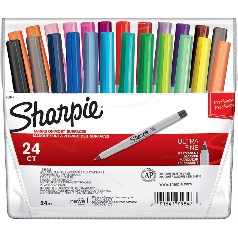 Sharpie Coloring Kit with Permanent Markers, Art Pens and Coloring