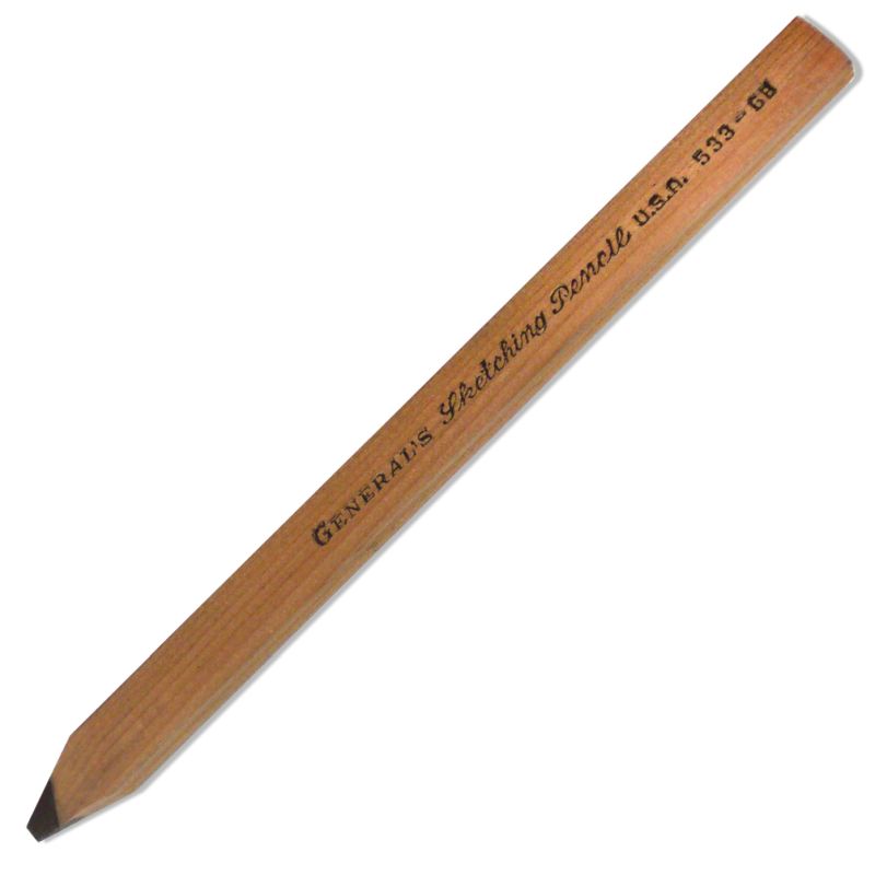 General's Flat Sketching Pencil - 4b