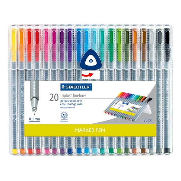 Staedtler 10 Color Ballpoint Pen Set - FLAX art & design