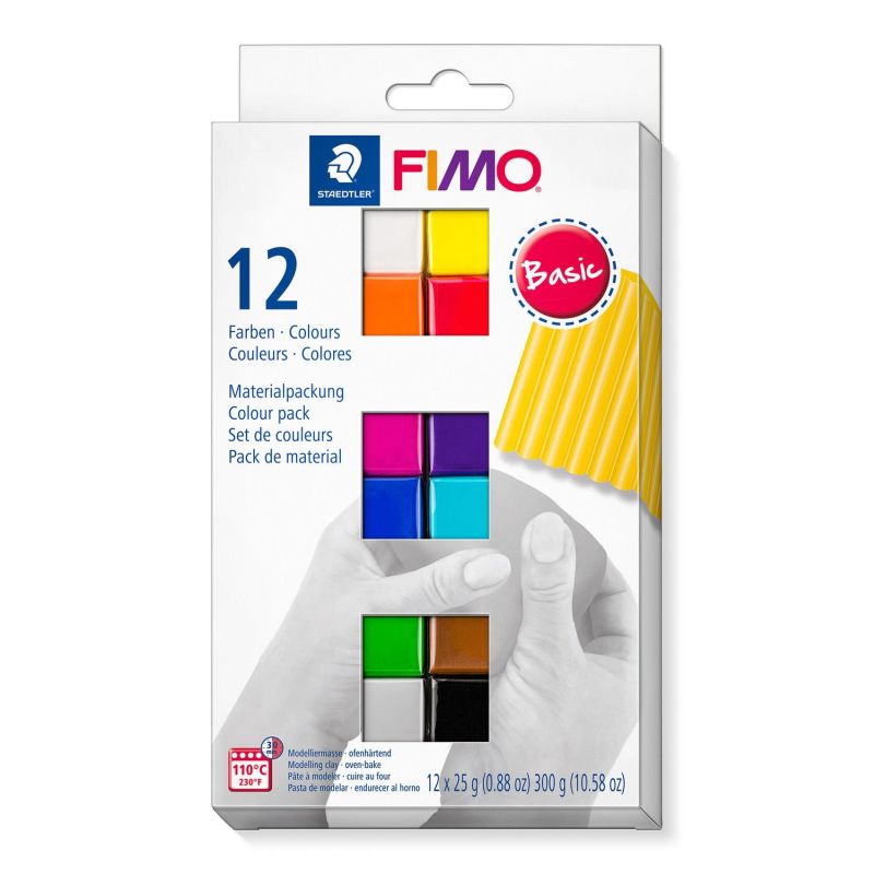 FIMOソフト 粘土24個 造形ツールのまとめ売りセット(未使用品) FIMO Clay Set - FLAX art & design
