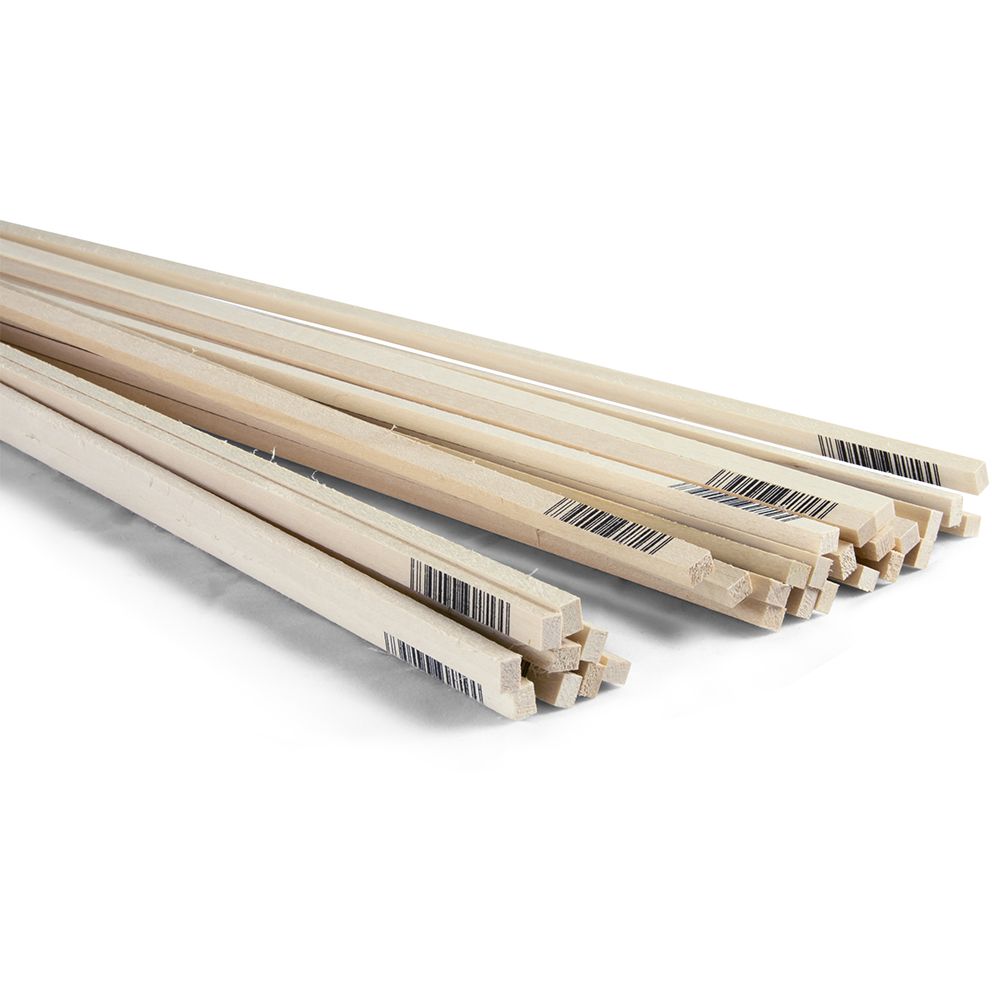 Midwest Products Basswood 1/16 x 3/16 x 24-In.