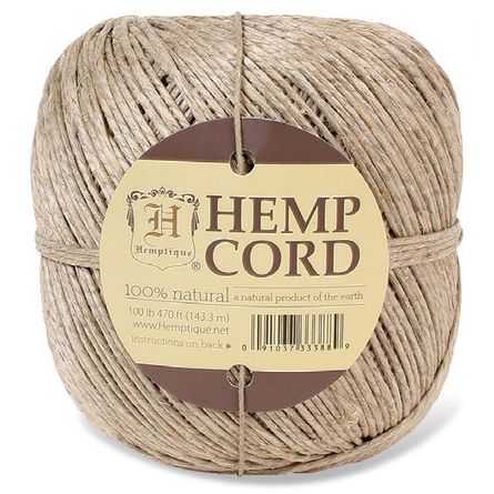 Hemptique Hemp Cord Ball Natural 100lb